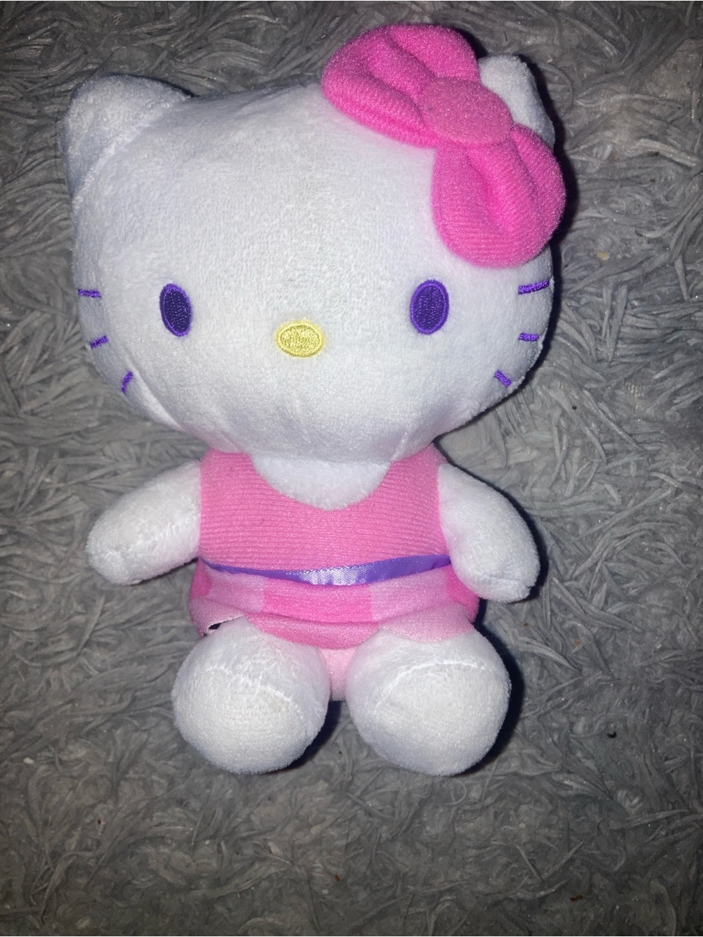 Hello Kitty White & Pink Bow Plush Doll by Hello Kitty